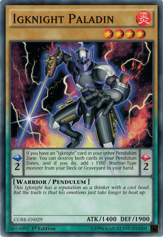 Igknight Paladin [CORE-EN029] Common - Yu-Gi-Oh! - Card Brawlers | Quebec | Canada |