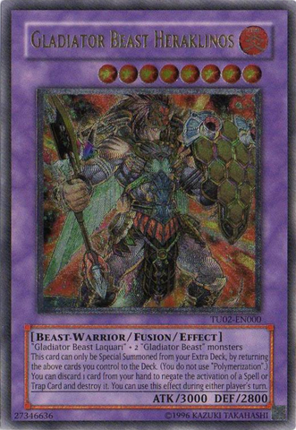 Gladiator Beast Heraklinos [TU02-EN000] Ultimate Rare - Card Brawlers | Quebec | Canada | Yu-Gi-Oh!