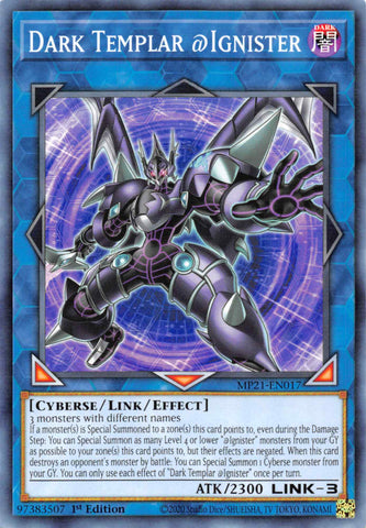 Dark Templar @Ignister [MP21-EN017] Common - Card Brawlers | Quebec | Canada | Yu-Gi-Oh!