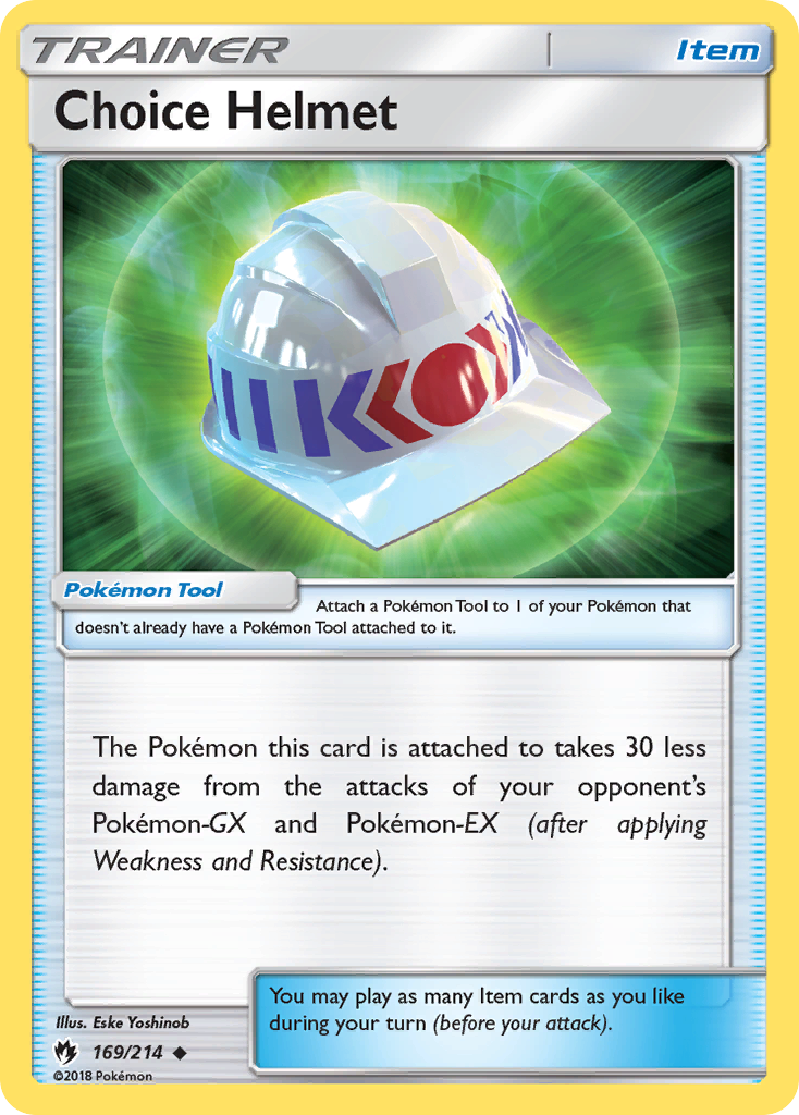 Choice Helmet (169/214) [Sun & Moon: Lost Thunder] - Card Brawlers | Quebec | Canada | Yu-Gi-Oh!
