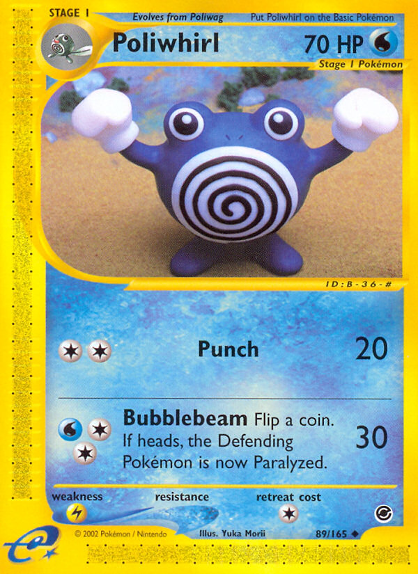 Poliwhirl (89/165) [Expedition: Base Set] - Card Brawlers | Quebec | Canada | Yu-Gi-Oh!