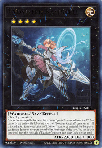 Exosister Kaspitell [GRCR-EN018] Rare - Card Brawlers | Quebec | Canada | Yu-Gi-Oh!