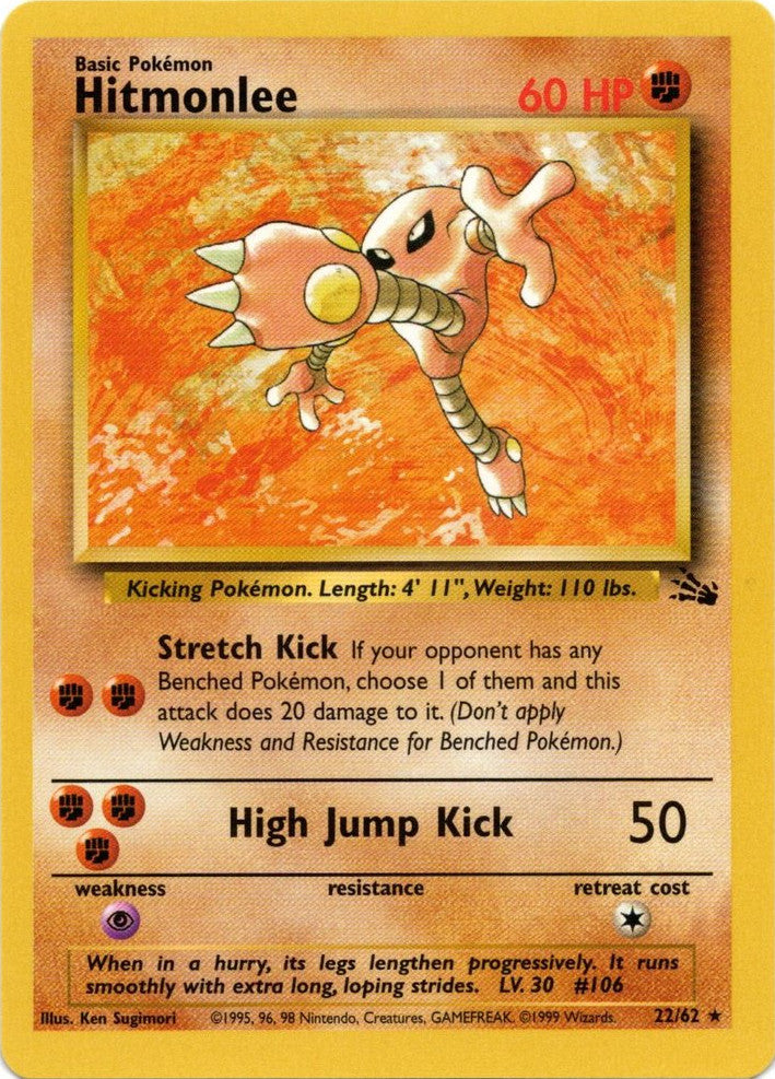 Hitmonlee (22/62) [Fossil Unlimited] - Card Brawlers | Quebec | Canada | Yu-Gi-Oh!