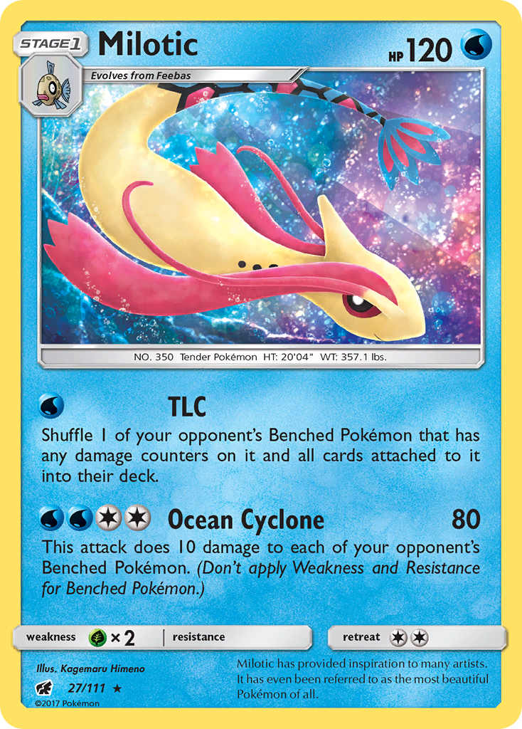 Milotic (27/111) [Sun & Moon: Crimson Invasion] - Card Brawlers | Quebec | Canada | Yu-Gi-Oh!