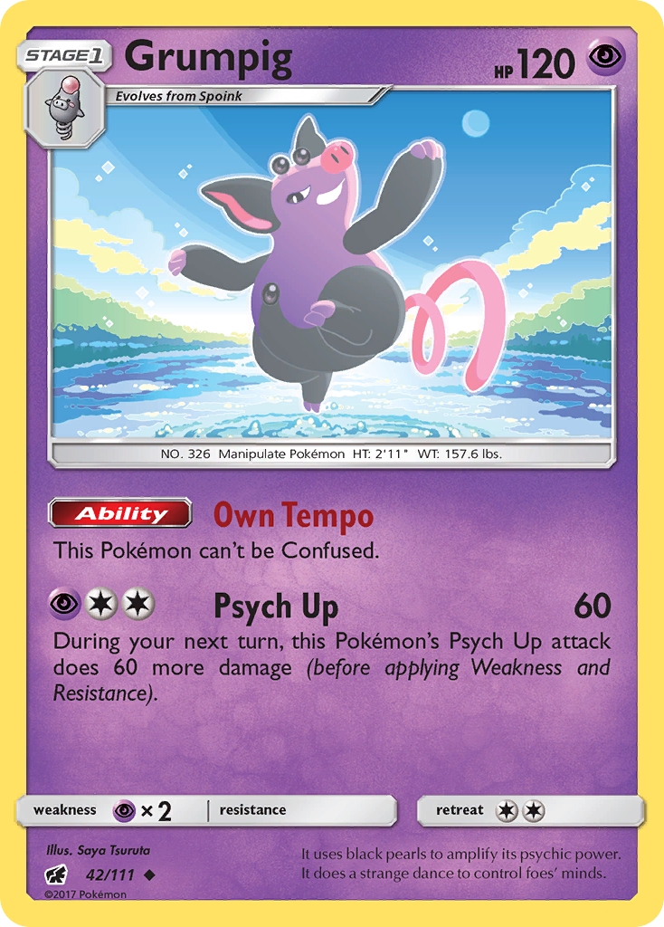 Grumpig (42/111) [Sun & Moon: Crimson Invasion] - Card Brawlers | Quebec | Canada | Yu-Gi-Oh!