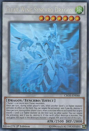 Clear Wing Synchro Dragon (Ghost Rare) [CROS-EN046] Ghost Rare - Card Brawlers | Quebec | Canada | Yu-Gi-Oh!