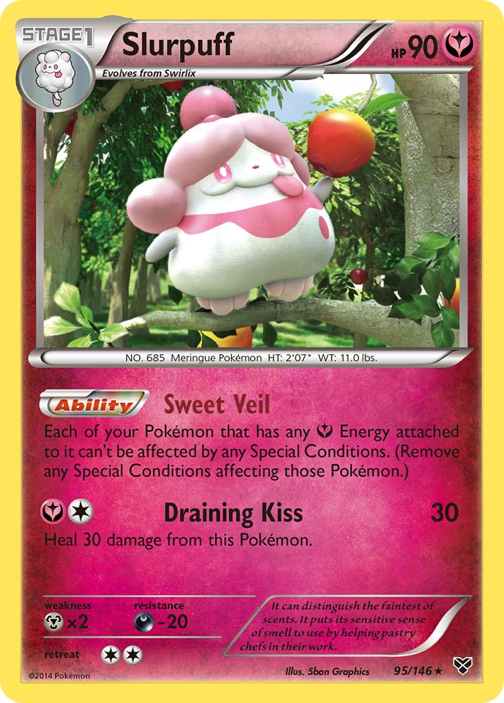 Slurpuff (95/146) (Theme Deck Exclusive) [XY: Base Set] - Card Brawlers | Quebec | Canada | Yu-Gi-Oh!