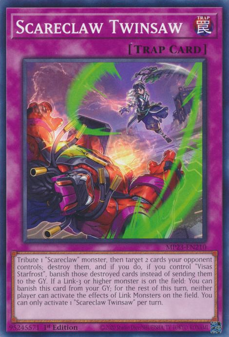 Scareclaw Twinsaw [MP23-EN210] Common - Card Brawlers | Quebec | Canada | Yu-Gi-Oh!