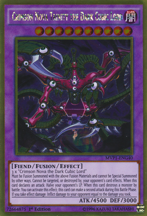 Crimson Nova Trinity the Dark Cubic Lord [MVP1-ENG40] Gold Rare - Yu-Gi-Oh! - Card Brawlers | Quebec | Canada |