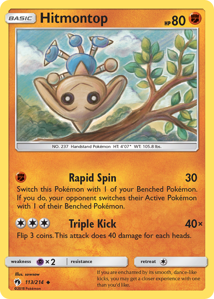 Hitmontop (113/214) [Sun & Moon: Lost Thunder] - Card Brawlers | Quebec | Canada | Yu-Gi-Oh!