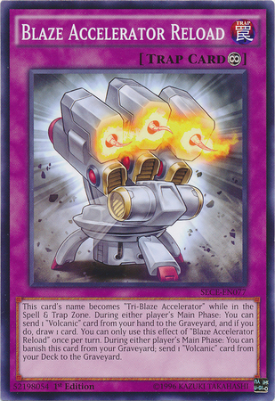 Blaze Accelerator Reload [SECE-EN077] Common - Yu-Gi-Oh! - Card Brawlers | Quebec | Canada |