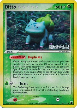 Ditto (36/113) (Stamped) [EX: Delta Species] - Card Brawlers | Quebec | Canada | Yu-Gi-Oh!