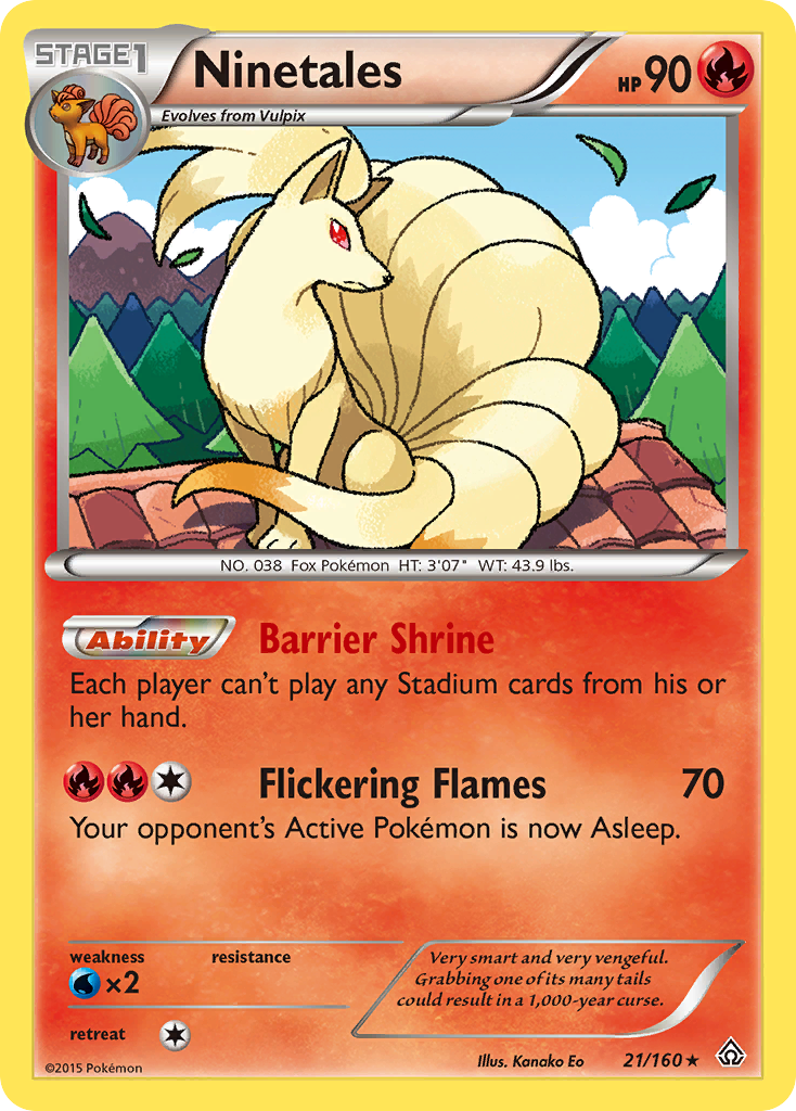 Ninetales (21/160) [XY: Primal Clash] - Card Brawlers | Quebec | Canada | Yu-Gi-Oh!