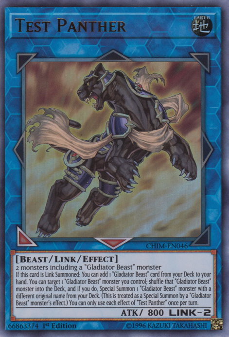 Test Panther [CHIM-EN046] Ultra Rare - Card Brawlers | Quebec | Canada | Yu-Gi-Oh!