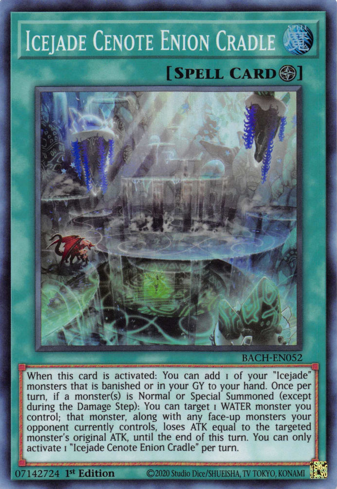 Icejade Cenote Enion Cradle [BACH-EN052] Super Rare - Card Brawlers | Quebec | Canada | Yu-Gi-Oh!