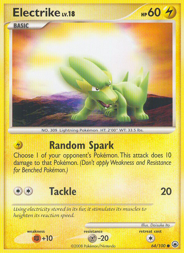 Electrike (64/100) [Diamond & Pearl: Majestic Dawn] - Card Brawlers | Quebec | Canada | Yu-Gi-Oh!