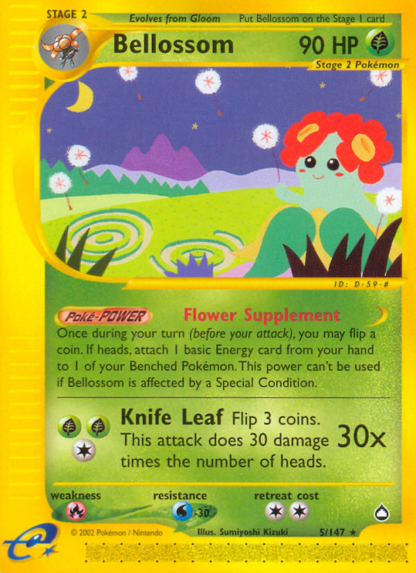 Bellossom (5/147) [Aquapolis] - Card Brawlers | Quebec | Canada | Yu-Gi-Oh!