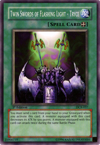 Twin Swords of Flashing Light - Tryce [DCR-037] Common - Yu-Gi-Oh! - Card Brawlers | Quebec | Canada |