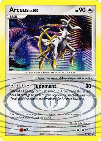 Arceus (DP50) (Jumbo Card) [Diamond & Pearl: Black Star Promos] - Card Brawlers | Quebec | Canada | Yu-Gi-Oh!