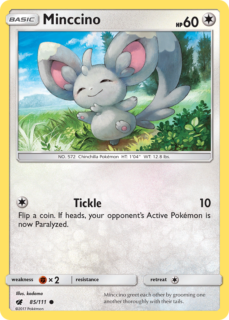 Minccino (85/111) [Sun & Moon: Crimson Invasion] - Card Brawlers | Quebec | Canada | Yu-Gi-Oh!