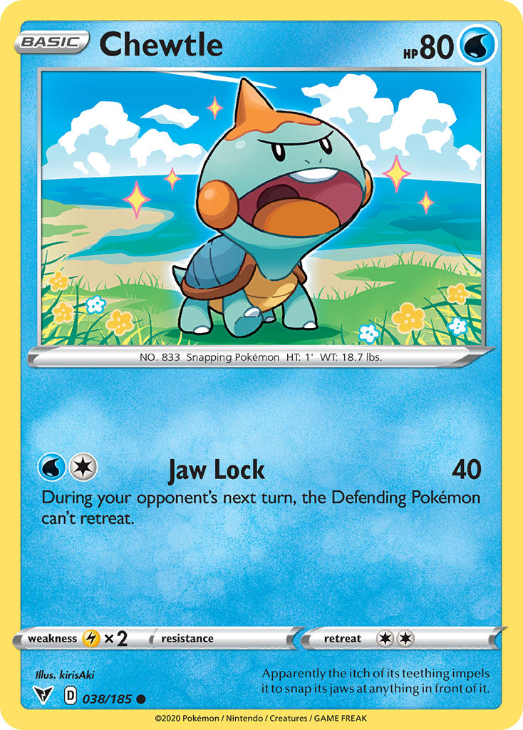 Chewtle (038/185) [Sword & Shield: Vivid Voltage] - Card Brawlers | Quebec | Canada | Yu-Gi-Oh!