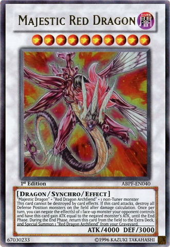 Majestic Red Dragon [ABPF-EN040] Ultra Rare - Card Brawlers | Quebec | Canada | Yu-Gi-Oh!