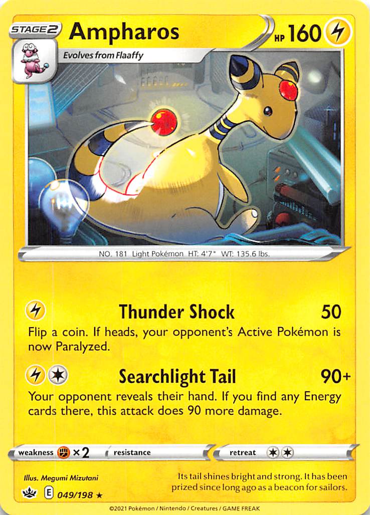 Ampharos (049/198) [Sword & Shield: Chilling Reign] - Card Brawlers | Quebec | Canada | Yu-Gi-Oh!