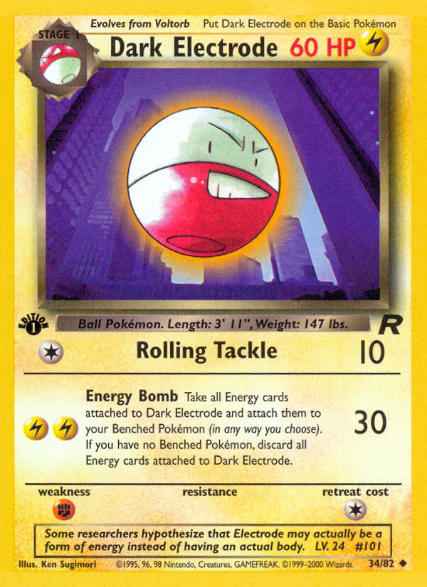 Dark Electrode (34/82) [Team Rocket 1st Edition] - Card Brawlers | Quebec | Canada | Yu-Gi-Oh!