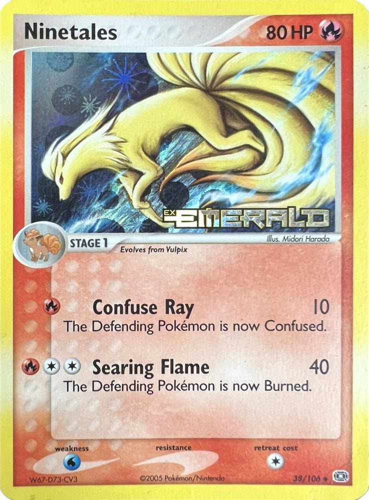 Ninetales (38/106) (Stamped) [EX: Emerald] - Card Brawlers | Quebec | Canada | Yu-Gi-Oh!