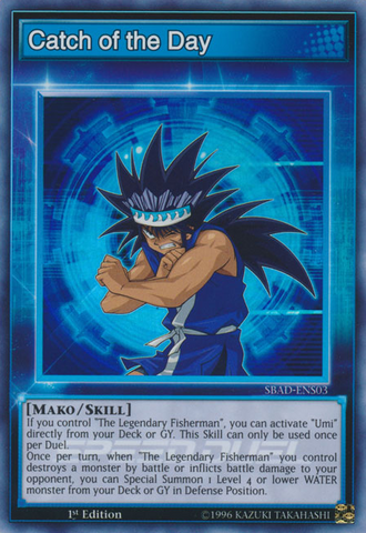 Catch of the Day [SBAD-ENS03] Super Rare - Card Brawlers | Quebec | Canada | Yu-Gi-Oh!