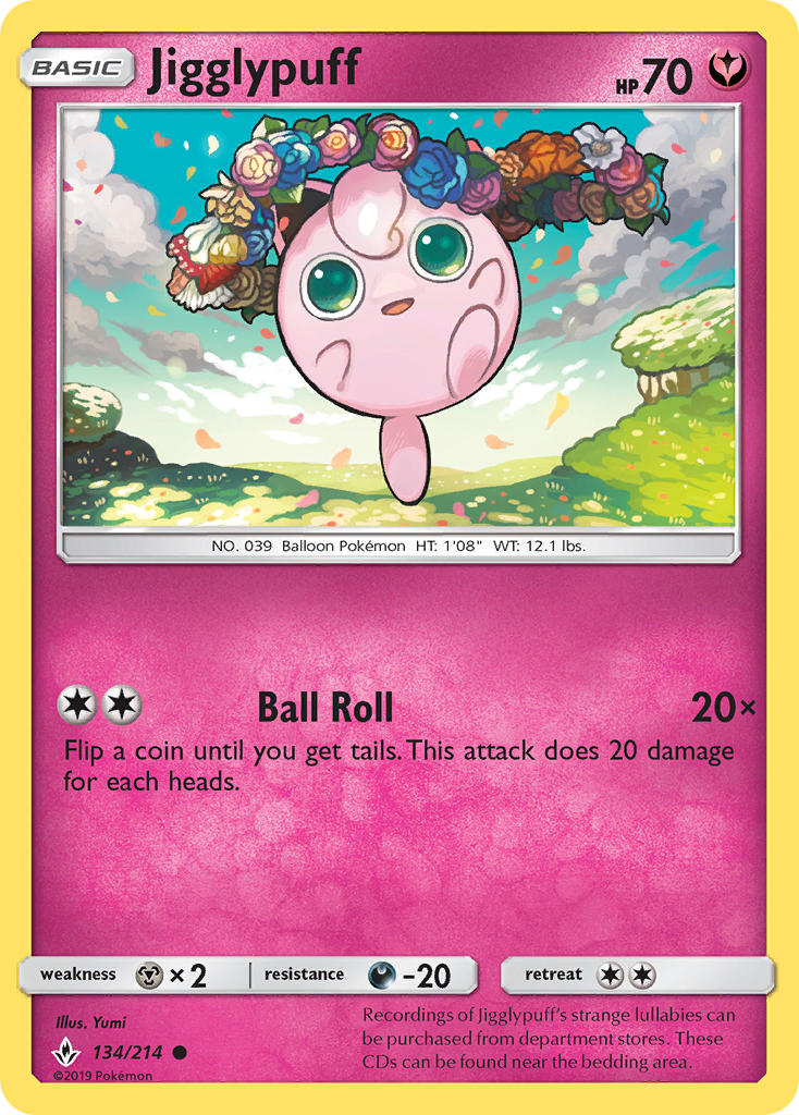 Jigglypuff (134/214) [Sun & Moon: Unbroken Bonds] - Card Brawlers | Quebec | Canada | Yu-Gi-Oh!