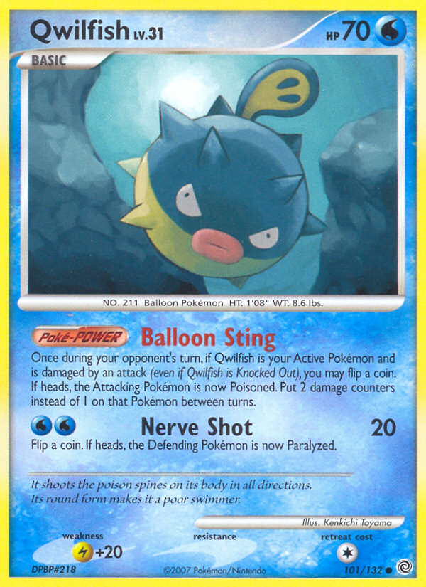 Qwilfish (101/132) [Diamond & Pearl: Secret Wonders] - Card Brawlers | Quebec | Canada | Yu-Gi-Oh!