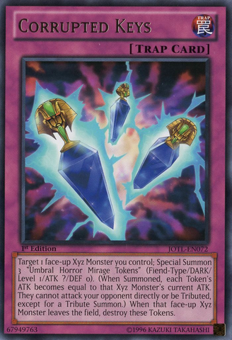 Corrupted Keys [JOTL-EN072] Rare - Yu-Gi-Oh! - Card Brawlers | Quebec | Canada |