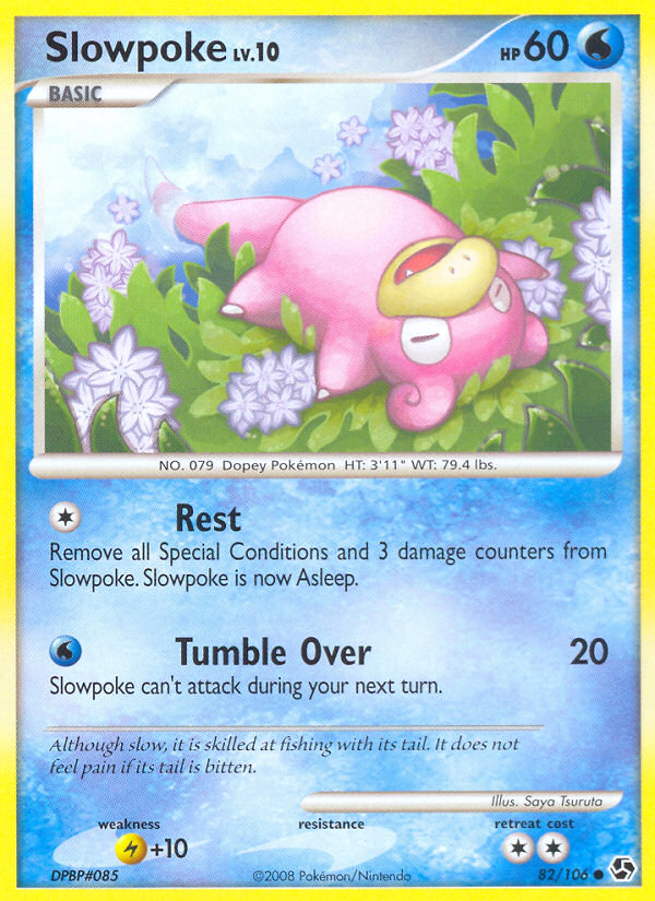 Slowpoke (82/106) [Diamond & Pearl: Great Encounters] - Card Brawlers | Quebec | Canada | Yu-Gi-Oh!