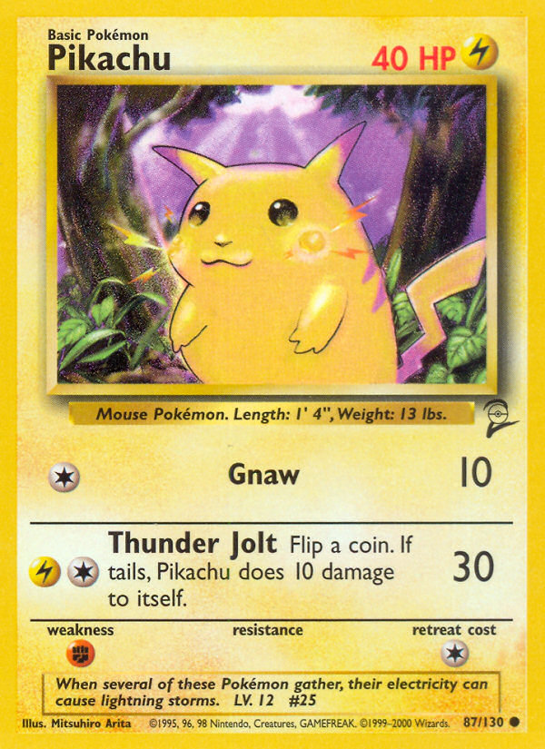 Pikachu (87/130) [Base Set 2] - Card Brawlers | Quebec | Canada | Yu-Gi-Oh!