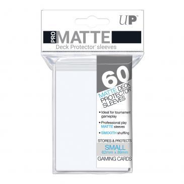60ct Pro-Matte White Small Deck Protectors - Card Brawlers | Quebec | Canada | Yu-Gi-Oh!
