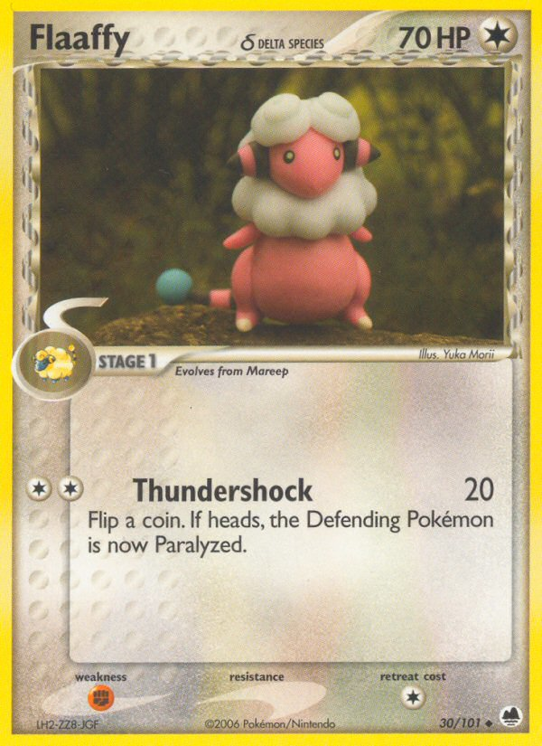 Flaaffy (30/101) (Delta Species) [EX: Dragon Frontiers] - Card Brawlers | Quebec | Canada | Yu-Gi-Oh!