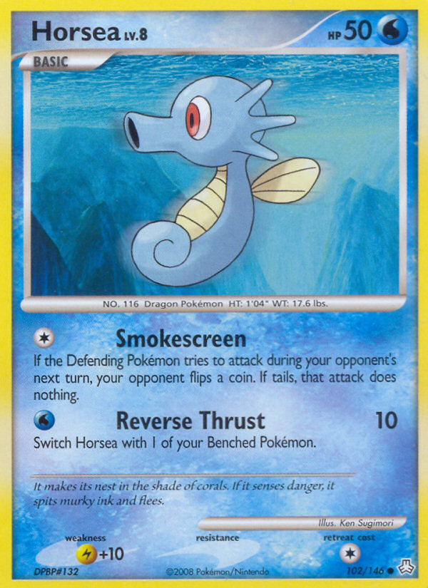 Horsea (102/146) [Diamond & Pearl: Legends Awakened] - Card Brawlers | Quebec | Canada | Yu-Gi-Oh!