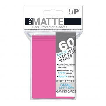 60ct Pro-Matte Bright Pink Small Deck Protectors - Card Brawlers | Quebec | Canada | Yu-Gi-Oh!