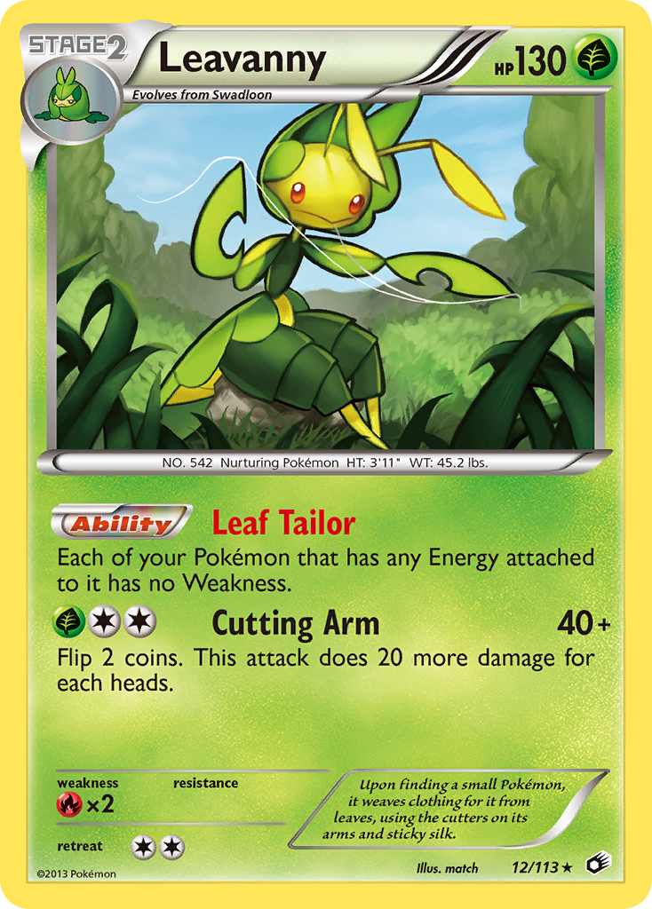 Leavanny (12/113) [Black & White: Legendary Treasures] - Card Brawlers | Quebec | Canada | Yu-Gi-Oh!
