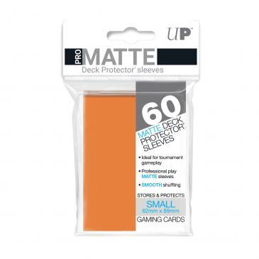 60ct Pro-Matte Orange Small Deck Protectors - Card Brawlers | Quebec | Canada | Yu-Gi-Oh!
