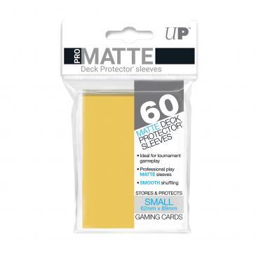60ct Pro-Matte Yellow Small Deck Protectors - Card Brawlers | Quebec | Canada | Yu-Gi-Oh!