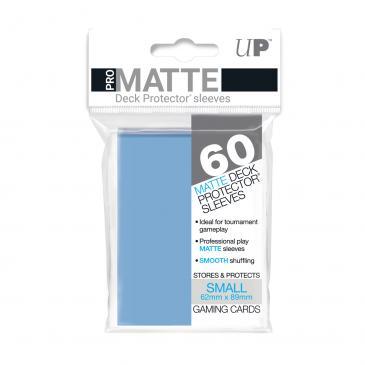 60ct Pro-Matte Light Blue Small Deck Protectors - Card Brawlers | Quebec | Canada | Yu-Gi-Oh!