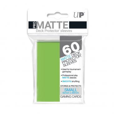 60ct Pro-Matte Lime Green Small Deck Protectors - Card Brawlers | Quebec | Canada | Yu-Gi-Oh!