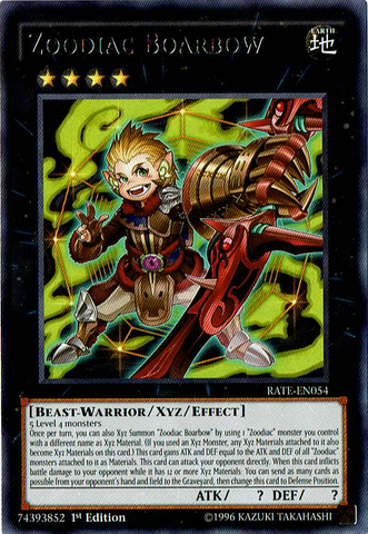 Zoodiac Boarbow [RATE-EN054] Rare - Card Brawlers | Quebec | Canada | Yu-Gi-Oh!