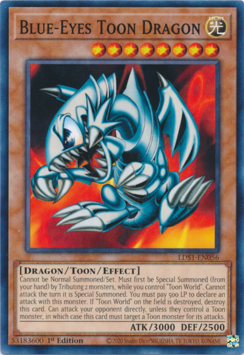 Blue-Eyes Toon Dragon [LDS1-EN056] Common - Card Brawlers | Quebec | Canada | Yu-Gi-Oh!