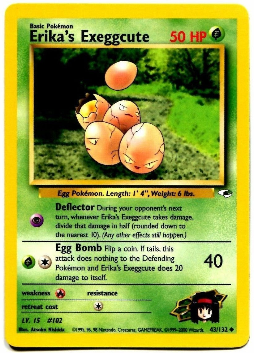 Erika's Exeggcute (43/132) [Gym Heroes Unlimited] - Card Brawlers | Quebec | Canada | Yu-Gi-Oh!