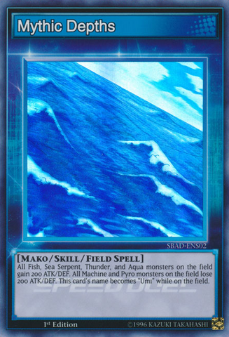 Mythic Depths [SBAD-ENS02] Super Rare - Card Brawlers | Quebec | Canada | Yu-Gi-Oh!