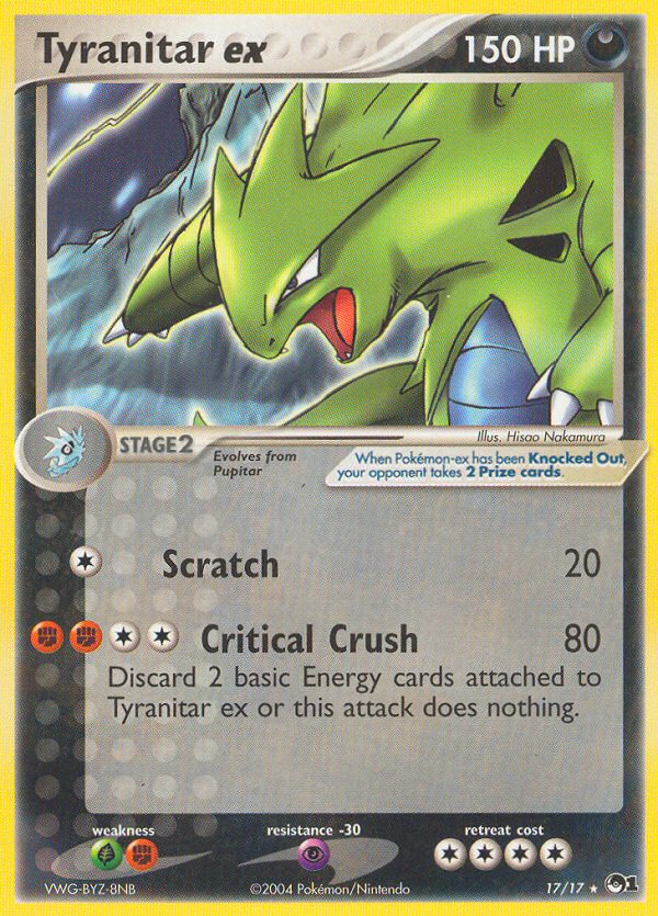 Tyranitar ex (17/17) [POP Series 1] - Card Brawlers | Quebec | Canada | Yu-Gi-Oh!