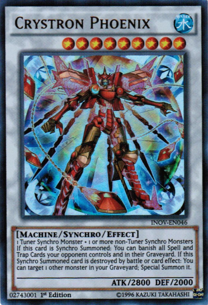 Crystron Phoenix [INOV-EN046] Ultra Rare - Card Brawlers | Quebec | Canada | Yu-Gi-Oh!
